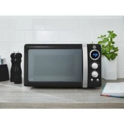 Swan Retro 800W LED Digital Microwave Black -Home Chef Shop 53434754 4