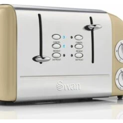 Swan 4 Slice Retro Toaster - Cream -Home Chef Shop 54673985 5