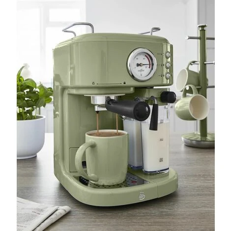 Swan Retro One Touch Coffee Machine 2 Swan Retro One Touch Coffee Machine - Image 2