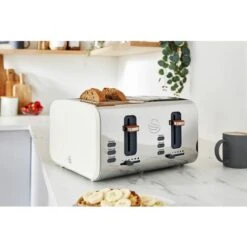 Swan 4 Slice Nordic White Toaster -Home Chef Shop 54674031 3