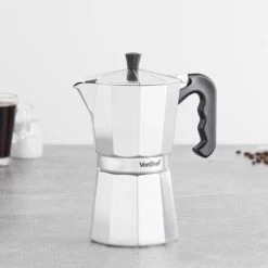 VonShef 9 Cup/450ml Italian Espresso Coffee Maker Moka Stove Top Macchinetta Includes A Replacement Gasket And Filter -Home Chef Shop 54924562 4