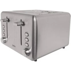 Igenix 4 Slice Toaster, Reheat Function, Slide Out Crumb Tray, Stainless Steel - IG3204 -Home Chef Shop 58393251 3