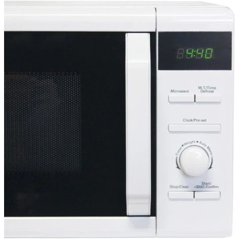Igenix Digital Microwave, 8 Cooking Settings, 20 Litre, 800W, White - IG2096 4 Igenix Digital Microwave, 8 Cooking Settings, 20 Litre, 800W, White - IG2096 - Image 4