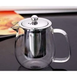 Glass Teapot With Brewing Teapot 500ml/17oz The Teapot Stove Is Safe And Heat-Resistant Blooming And Loose Leaf Teapot Set. -Home Chef Shop 60699641 2