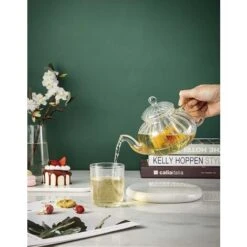 Glass Teapot With Infuser Pumpkin Design(600ml Pumpkin Teapot) -Home Chef Shop 60700270 4