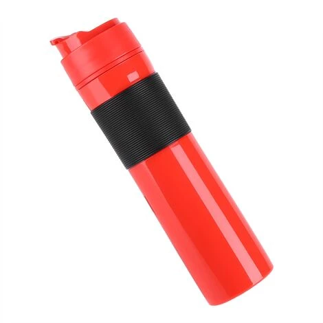 350ml Portable Tea And Coffee Maker Bottle Coffee Press Bottle Travel French Press Coffee Maker For Commuter Camping Outdoors And Office(Red) 4 350ml Portable Tea And Coffee Maker Bottle Coffee Press Bottle Travel French Press Coffee Maker For Commuter Camping Outdoors And Office(Red) - Image 4