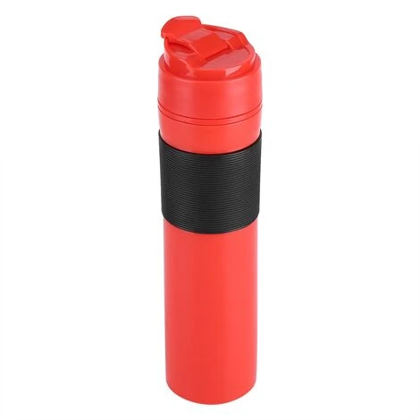 350ml Portable Tea And Coffee Maker Bottle Coffee Press Bottle Travel French Press Coffee Maker For Commuter Camping Outdoors And Office(Red) 5 350ml Portable Tea And Coffee Maker Bottle Coffee Press Bottle Travel French Press Coffee Maker For Commuter Camping Outdoors And Office(Red) - Image 5