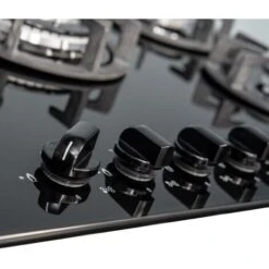 SIA BGH90BL 90cm Black 5 Burner Gas On Glass Hob Cast Iron Supports LPG Kit -Home Chef Shop 65334511 3