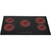 SIA CERH90BL 90cm Black 5 Zone Frameless Touch Control Electric Ceramic Hob