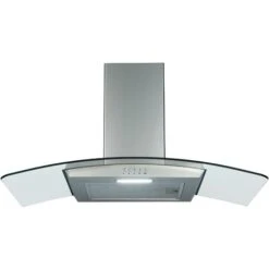 SIA CGH80SS 80cm Stainless Steel Curved Glass Cooker Hood Extractor Fan -Home Chef Shop 65334522 5