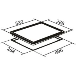 SIA CERH31BL Black 30cm 2 Burner Domino Ceramic Electric Hob With Touch Control -Home Chef Shop 65334528 3