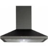 SIA CHL70BL 70cm Chimney Cooker Hood Kitchen Extractor Fan In Black