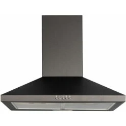 SIA CHL70BL 70cm Chimney Cooker Hood Kitchen Extractor Fan In Black -Home Chef Shop 65334535 5