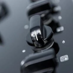 SIA GHG612BL 60cm Black 4 Burner Gas On Glass Hob With Enamel Pan Stands & FFD -Home Chef Shop 65334540 3