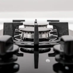 SIA GHG301BL 30cm Black 2 Burner Gas On Glass Domino Hob & Cast Iron Stands -Home Chef Shop 65334565 3