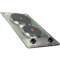 SIA PHP301SS 30cm Stainless Steel Compact 2 Zone Electric Solid Plate Domino Hob -Home Chef Shop 65334616 5