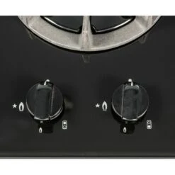 SIA BGH30BL 30cm Black Gas On Glass Domino Hob Cast Iron Supports LPG Kit -Home Chef Shop 65334642 3