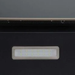 60cm Black / Gold Cooker Hood Kitchen Extractor Fan, Angled Design - SIA AHC60BL -Home Chef Shop 65334643 5