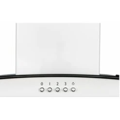 SIA CGH60WH 60cm White Curved Glass Chimney Cooker Hood Kitchen Extractor Fan -Home Chef Shop 65334648 5
