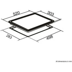 SIA GHG101BL 30cm Black Single Burner Gas On Glass Domino Hob With LPG Kit & FFD -Home Chef Shop 65334658 5