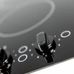 SIA CERH30BL 30cm 2 Burner Domino Ceramic Electric Hob In Black, Knob Control 7 SIA CERH30BL 30cm 2 Burner Domino Ceramic Electric Hob In Black, Knob Control -Home Chef Shop 65334750 3