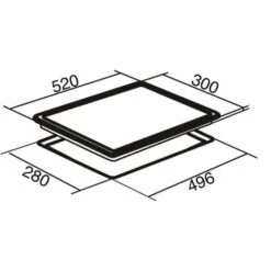 SIA CERH30BL 30cm 2 Burner Domino Ceramic Electric Hob In Black, Knob Control 8 SIA CERH30BL 30cm 2 Burner Domino Ceramic Electric Hob In Black, Knob Control -Home Chef Shop 65334750 4