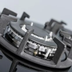 SIA R8 70cm Black 5 Burner Gas On Glass Hob With Cast Iron Pan Stands -Home Chef Shop 65334755 5