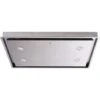 90cm Ceiling Cooker Hood Extractor Fan In Stainless Steel, Remote - SIA CLN90SS