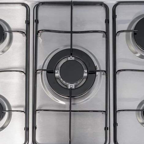 SIA SSG702SS 70cm 5 Burner Gas Hob In Stainless Steel With Enamel Pan Stands 2 SIA SSG702SS 70cm 5 Burner Gas Hob In Stainless Steel With Enamel Pan Stands - Image 2
