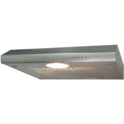 SIA STH60SS 60cm Stainless Steel Slimline Visor Cooker Hood Kitchen Extractor