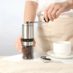 Manual Coffee Grinder With Adjustable Grind - Portable Fast Grinding, Multiple Settings For Coarseness, For Coffee Lovers -Home Chef Shop 67263291 5
