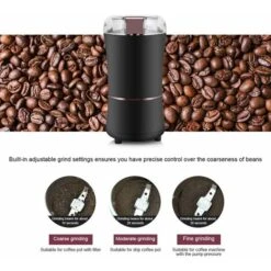 Electric Coffee Grinder, 150W Electric Coffee Grinder Frijol Grinder Spice Nothing Grinder With Stainless Steel Blade -Home Chef Shop 67263294 4