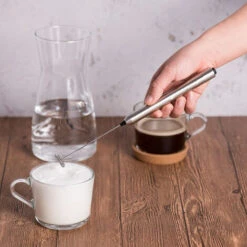 Handheld Electric Frothing Whisk. Milk, Coffee Or Tea Frother. Requires Two AAA Batteries. (not Included) -Home Chef Shop 67263334 5