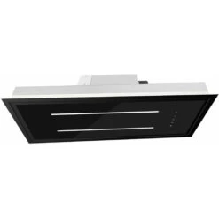 ViandPro - Aria Flush Fit Ceiling Hood 90 X 30 Black - Black Glass / Black Frame -Home Chef Shop 67718215 4