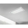 ViandPro - Aria Flush Fit Ceiling Hood 90 X 30 Black - White Glass / White Frame