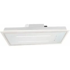 ViandPro - Aria Flush Fit Ceiling Hood 90 X 30 Black - White Glass / White Frame -Home Chef Shop 67718507 3