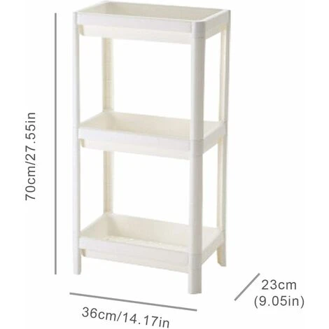 3 Tier Slim Organizer Storage Cart Laundry Trolley Bathroom Shelves Organizer, For Bathroom Laundry Room Pantry Kitchen Narrow Places 1 3 Tier Slim Organizer Storage Cart Laundry Trolley Bathroom Shelves Organizer, For Bathroom Laundry Room Pantry Kitchen Narrow Places