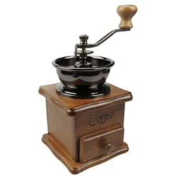 Vintage Manual Coffee Grinder Ceramic Conical Burr Portable Hand Crank Coffee Machine -Home Chef Shop 68106168 3