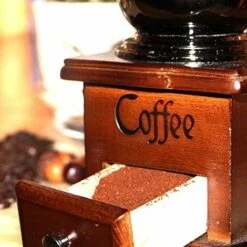Vintage Manual Coffee Grinder Ceramic Conical Burr Portable Hand Crank Coffee Machine -Home Chef Shop 68106168 4