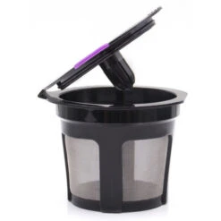 Reusable K Cups For Keurig, Universal Refillable Coffee Filters For Single Serve Coffee Maker, 3-Pack Of Reusable Pods, Black 8 Reusable K Cups For Keurig, Universal Refillable Coffee Filters For Single Serve Coffee Maker, 3-Pack Of Reusable Pods, Black -Home Chef Shop 68106291 4