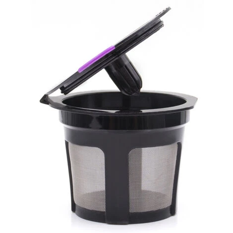 Reusable K Cups For Keurig, Universal Refillable Coffee Filters For Single Serve Coffee Maker, 3-Pack Of Reusable Pods, Black 4 Reusable K Cups For Keurig, Universal Refillable Coffee Filters For Single Serve Coffee Maker, 3-Pack Of Reusable Pods, Black - Image 4