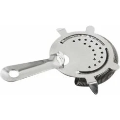 Hawthorne Cocktail Strainer Stainless Steel Bar Strainer Professional 4 Prong Strainer With 100 Wire Spring 9 Hawthorne Cocktail Strainer Stainless Steel Bar Strainer Professional 4 Prong Strainer With 100 Wire Spring -Home Chef Shop 68106744 5