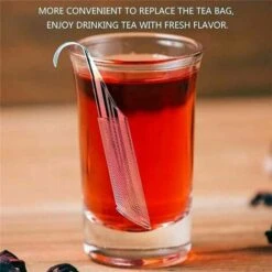 Stainless Steel Tea Diffuser, Hanging Cup Type Tea Making Tool Tea Leak For Loose Tea, Rose, Coffee, Spices, Long Handled Tea Filter Pipe (4 Pieces)， -Home Chef Shop 69019577 4