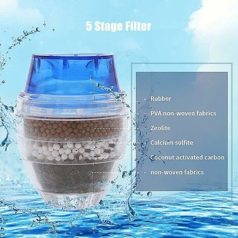 Faucet Water Filter Purifier Kitchen Faucet Filtration Activated Carbon Removes Chlorine Fluoride Heavy Metals Hard Water Softener 2 Faucet Water Filter Purifier Kitchen Faucet Filtration Activated Carbon Removes Chlorine Fluoride Heavy Metals Hard Water Softener - Image 2