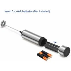 Electric Milk Frother, Milk Frother, Stainless Steel Milk Frother, And Cold Foam For Coffees, Espressos, Lattes, Cappuccinos -Home Chef Shop 71285745 5