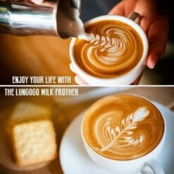 Portable Milk Frother Electric Milk Frother With Stainless Steel Whisk For Whipping Coffee/latte/cappuccino -Home Chef Shop 72502536 5