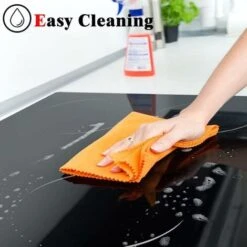 Electric Hob 4 Zone Ceramic Hob 60 Cm With Touch Control 6000W 9 Power Levels Safety Lock Auto Switch Off Safety Residual Heat Indicator Hard Wire, No Plug Included 8 Electric Hob 4 Zone Ceramic Hob 60 Cm With Touch Control 6000W 9 Power Levels Safety Lock Auto Switch Off Safety Residual Heat Indicator Hard Wire, No Plug Included -Home Chef Shop 72566707 4