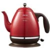 Retro Electric Kettle 304 Stainless Steel Household Appliances 1.5l Portable Travel Water Boiler 1500w European Style Coffee Pot Red