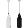 GDRHVFD Portable Battery Operated Milk Frothers - Electric Coffee Frother Whisk, Battery Powered Stirrer, Portable Milk Frother, Mini Blender For Bulletproof Coffee, Cappuccino, Latte, Frappe And Mat
