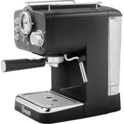 Swan Espresso Coffee Machine, Retro Pump, Black, ESE Pods Or Ground - SK22110BN -Home Chef Shop 77196602 5